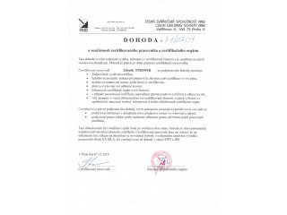 Obr. 244 - Dohoda o součinnosti certifikovaného pracovníka